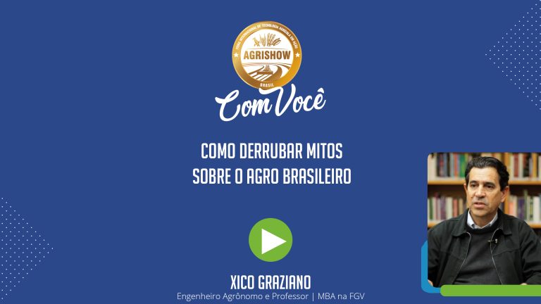 Como derrubar mitos sobre o agro brasileiro com Xico Graziano - Agrishow com você #EP38.jpg