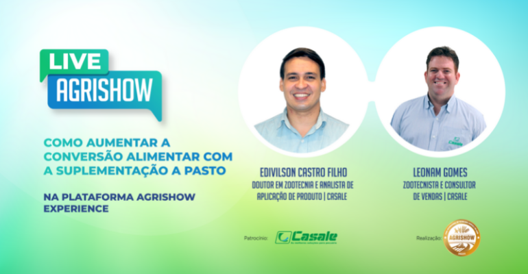 Como aumentar a conversão alimentar com a suplementação a pasto – Live Agrishow