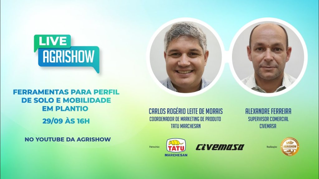 Ferramentas para perfil de solo e mobilidade em plantio – Live Agrishow