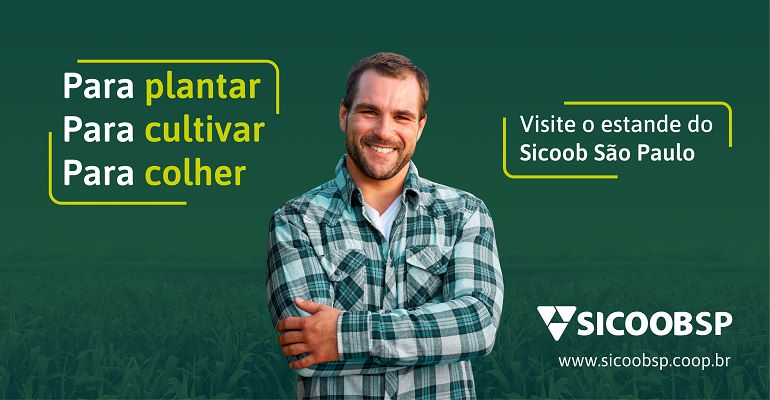 Aproveite as condições exclusivas das 14 Cooperativas do Sicoob São Paulo na Agrishow 2023