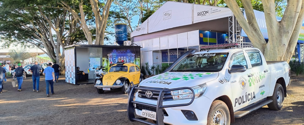 Polícia Ambiental promove ações de segurança e parceria com produtor rural na Agrishow