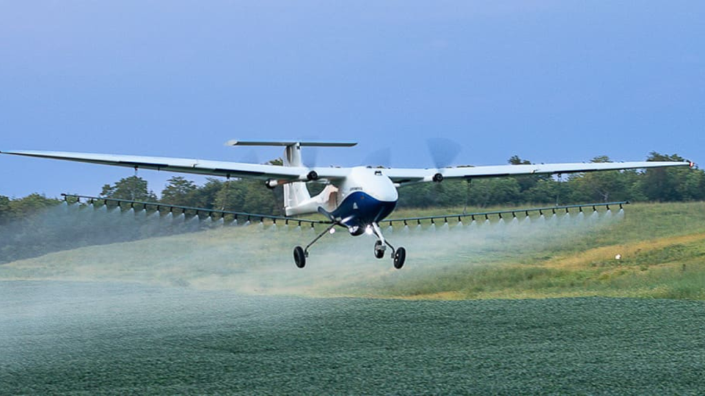 Pulverização aérea elétrica e autônoma: reduza o custo operacional