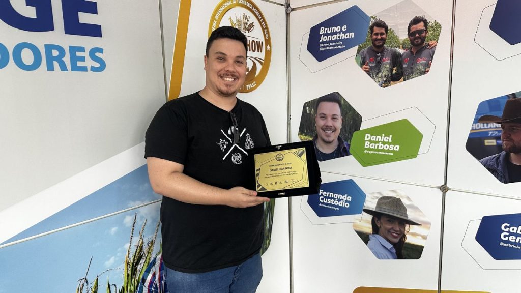 Agrônomo Sincero: embaixador da Agrishow transforma trajetória digital em inspiração para jovens do agro