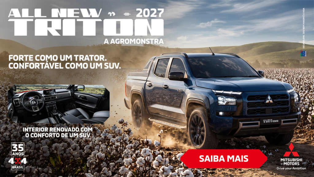 Nova Mitsubishi Triton: a revolução que une o conforto de SUV à força bruta no campo