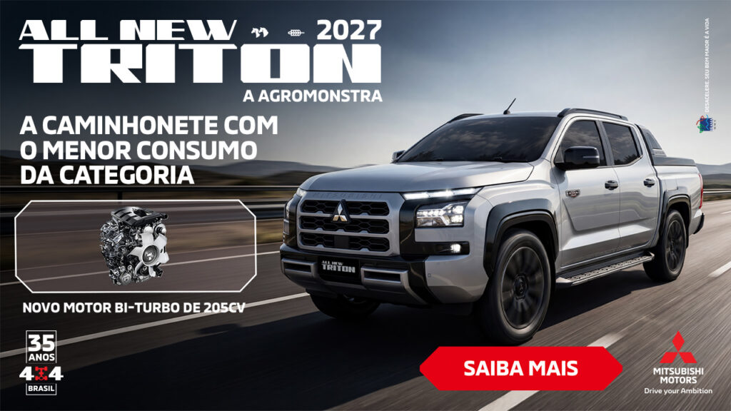 Nova Mitsubishi Triton: menor consumo com mais eficiência no campo