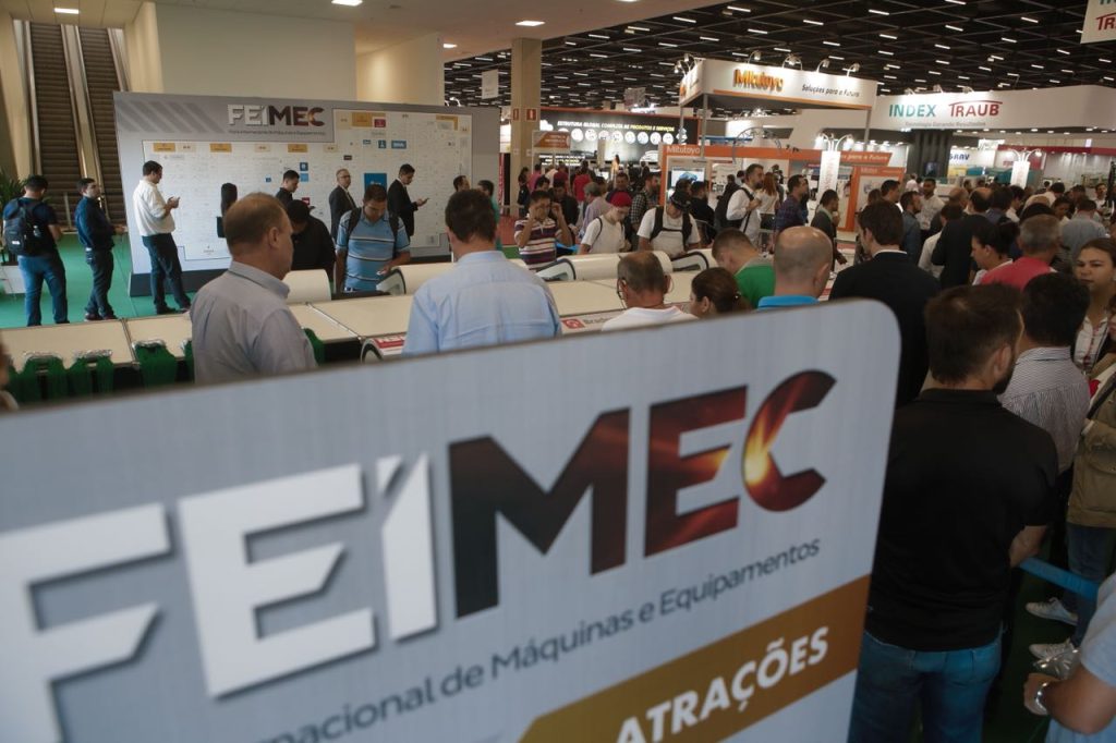 Dados de retomada da indústria de máquinas e equipamentos são apresentados na FEIMEC