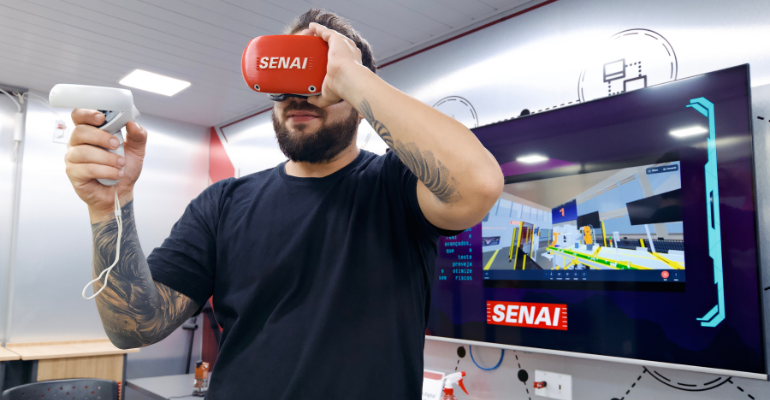 SENAI apoia transformação digital da indústria na FEIMEC 2024