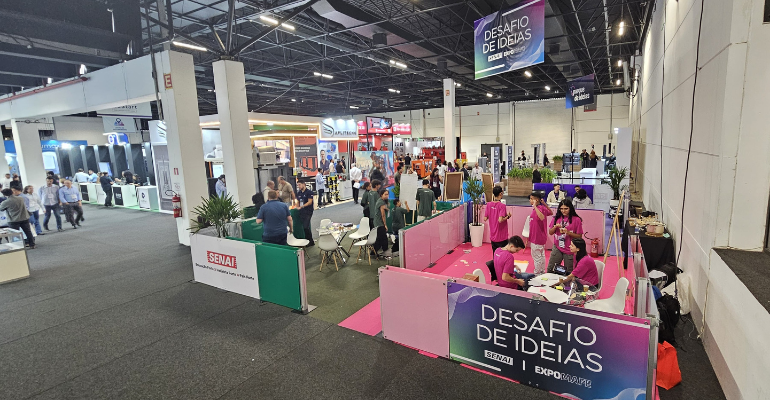 SENAI na EXPOMAFE 2025: conheça a Escola Móvel de Soldagem e o Desafio de Ideias