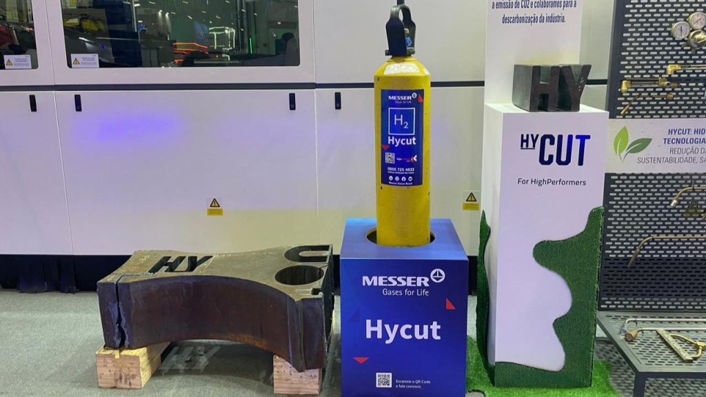 Hidrogênio no corte industrial: menor custo e carbono zero