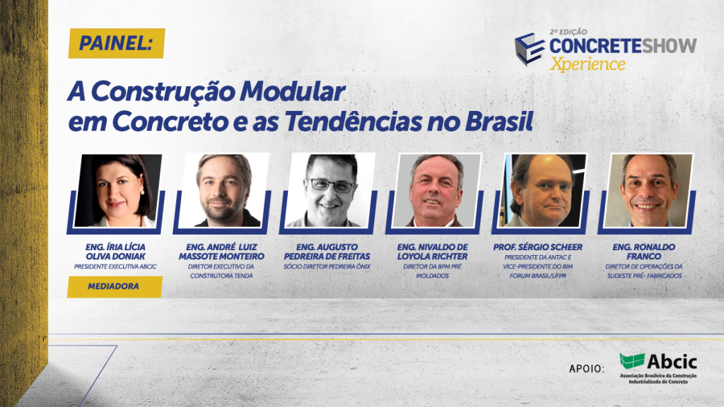 Construções modulares de concreto em projetos habitacionais são tendência no Brasil