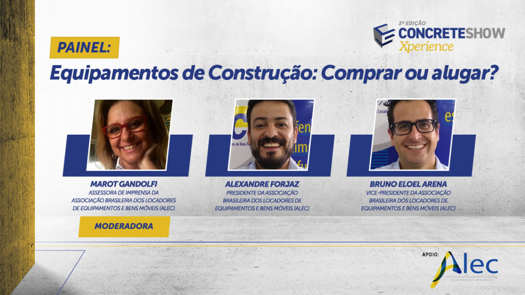 Locação de equipamentos representa em média 2% no custo da obra