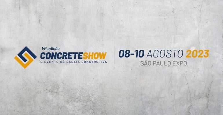 Concrete Show abre credenciamento online para visitantes