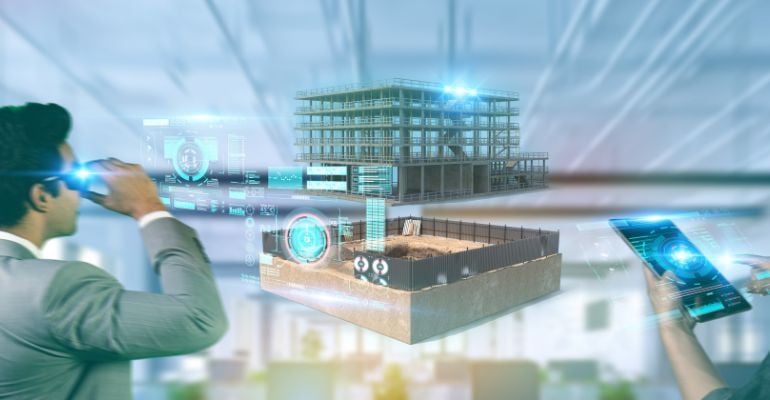 Gêmeos digitais a realidade virtual encontra a construção