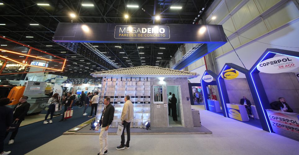 Método construtivo de parede de concreto em destaque no Concrete Show 