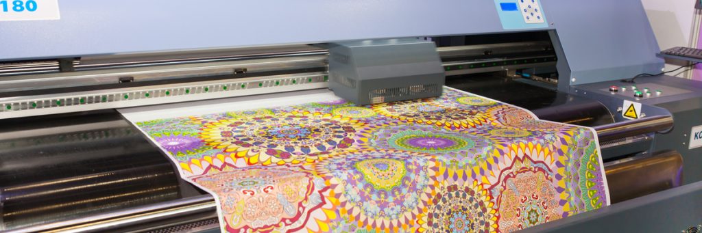 Impressão direta em tecido: