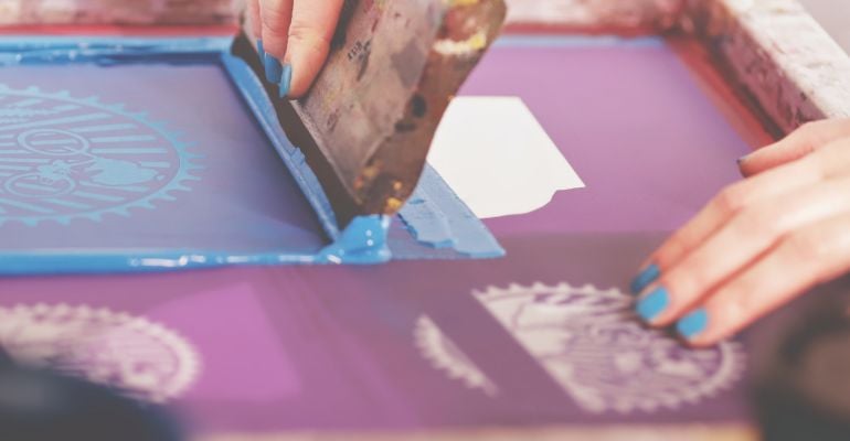Estampa emborrachada: como conseguir esse efeito na serigrafia?