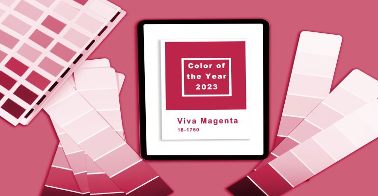 Como usar a cor do ano 2023 nos projetos de comunicação visual