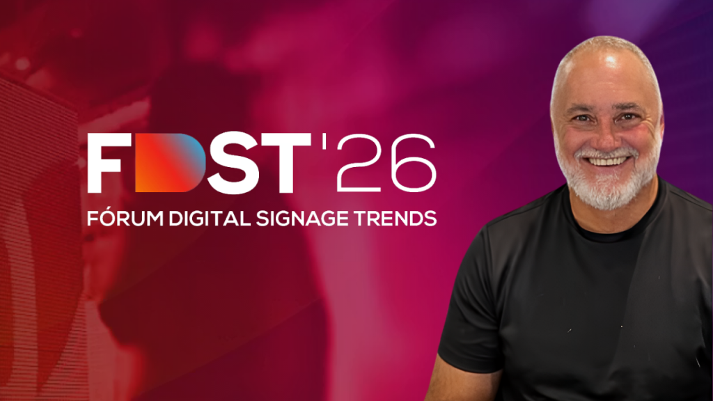FuturePrint anuncia Newton Máximo como embaixador digital do Fórum Digital Signage Trends 2026