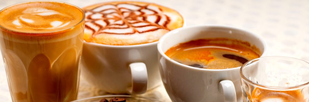 Infográfico: Cardápio de cafés