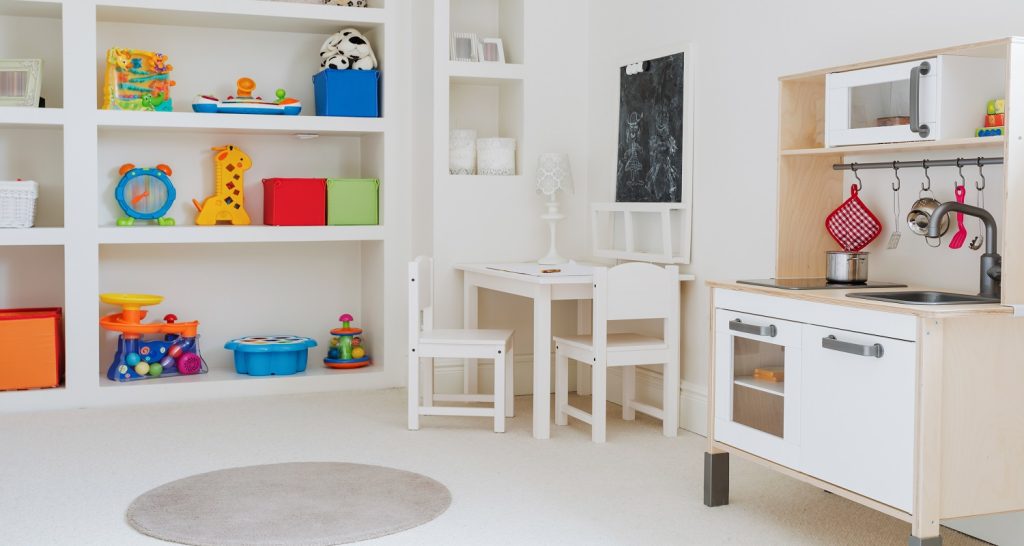 Espaço kids atrai consumidores como uma opção para sair com a família