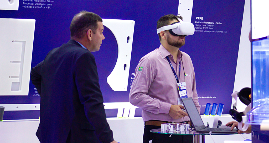 Realidade aumentada proporciona passeios na Fispal Tecnologia 2022