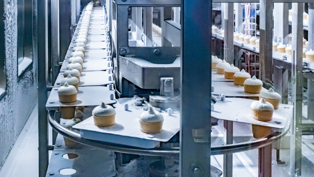 Automação na produção de sorvetes: da linha ao sabor perfeito