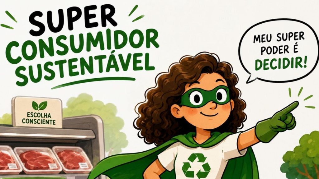Um super-herói: o consumidor sustentável