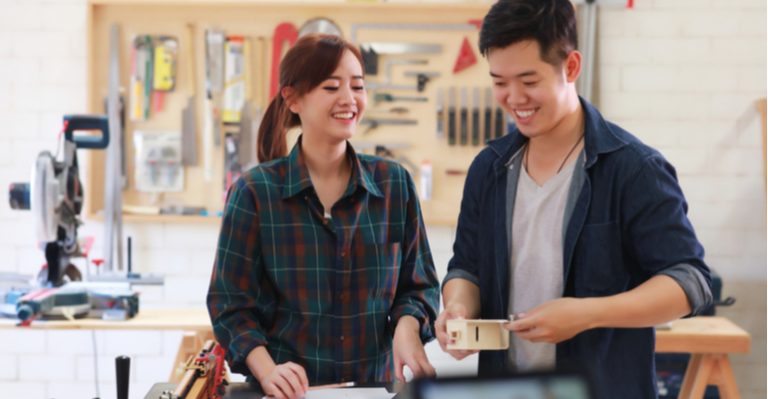 parceria entre marceneiros e arquitetos