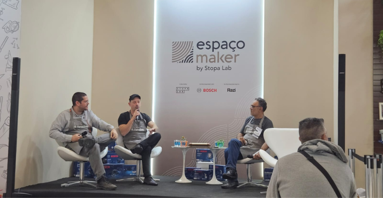 Espaço Maker abre trabalhos com o podcast Marcenaria Terapêutica