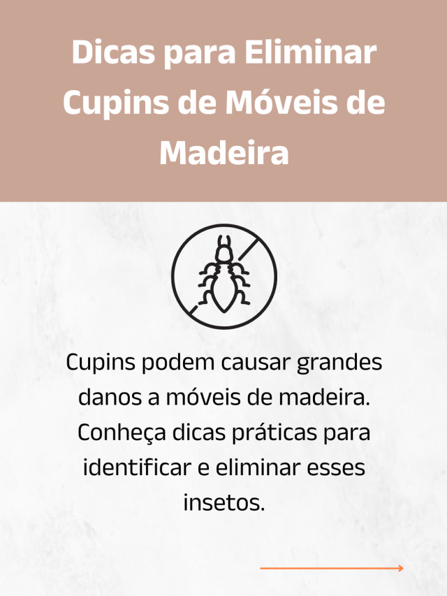 Dicas para eliminar os cupins
