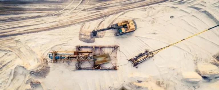 empresa que usa tecnologias para mineração sustentável vista de cima