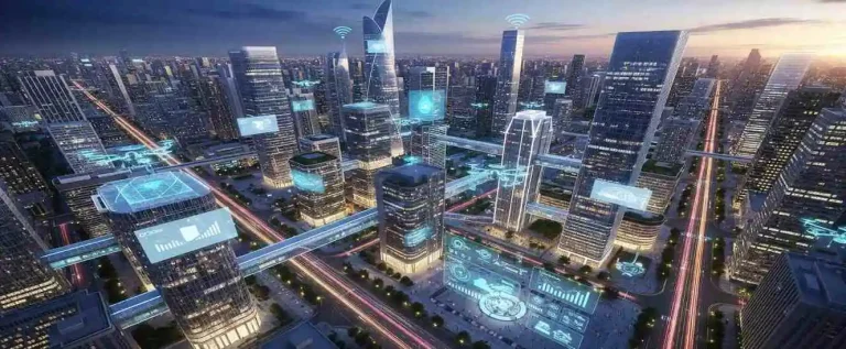 representação da atividade das antenas sls em cidades inteligentes