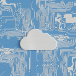 Esta imagem é um gráfico que ilustra o conceito de computação em nuvem em um contexto tecnológico.