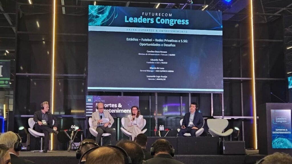 Experiências com redes privativas em estádios e transmissões esportivas 