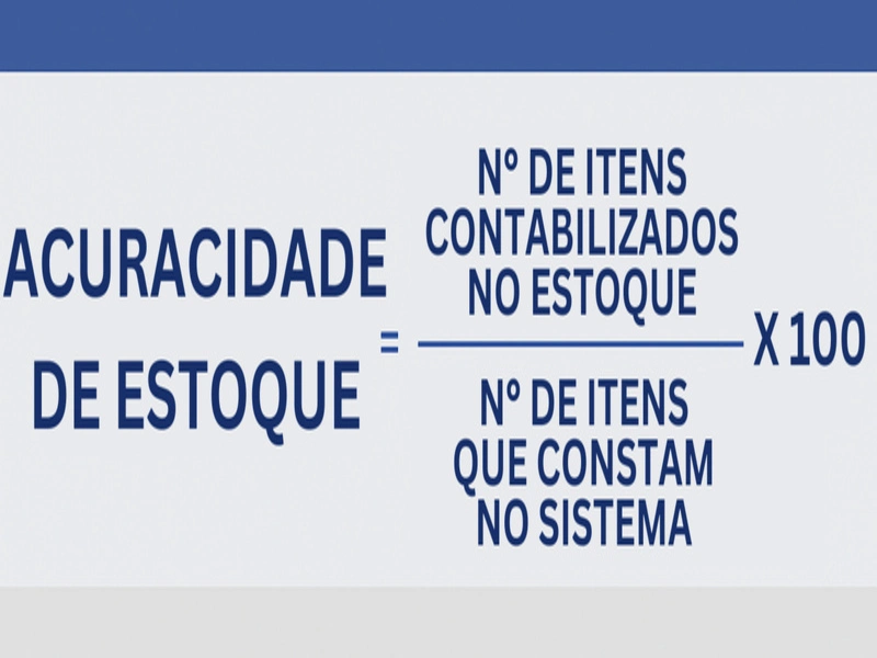 fórmula de acuracidade de estoque