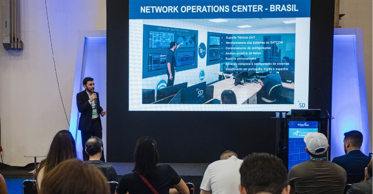 Conectividade via satélite: internet, dados e voz com cobertura global