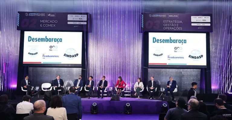 palestra da intermodal 2025 sobre o desembaraço digital no brasil
