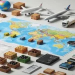 elementos que representam as estratégias de logística internacional para importações e exportações brasileiras