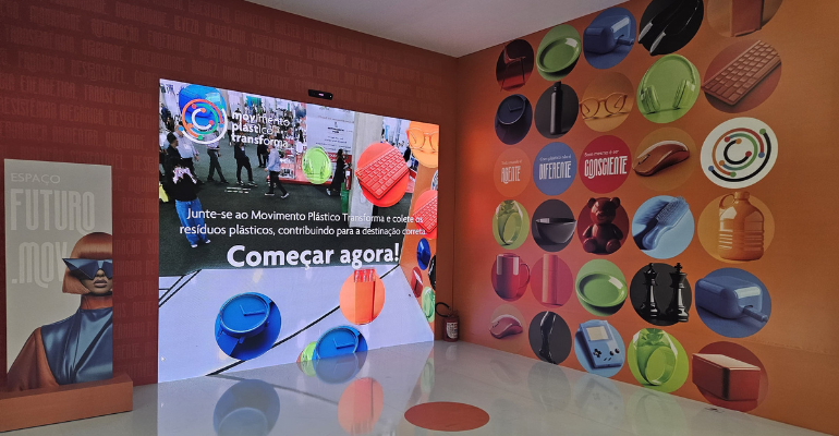 Versatilidade, sustentabilidade e inovação fundamentam participação do Movimento Plástico Transforma na Plástico Brasil 