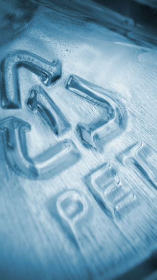 Símbolos de reciclagem do palco