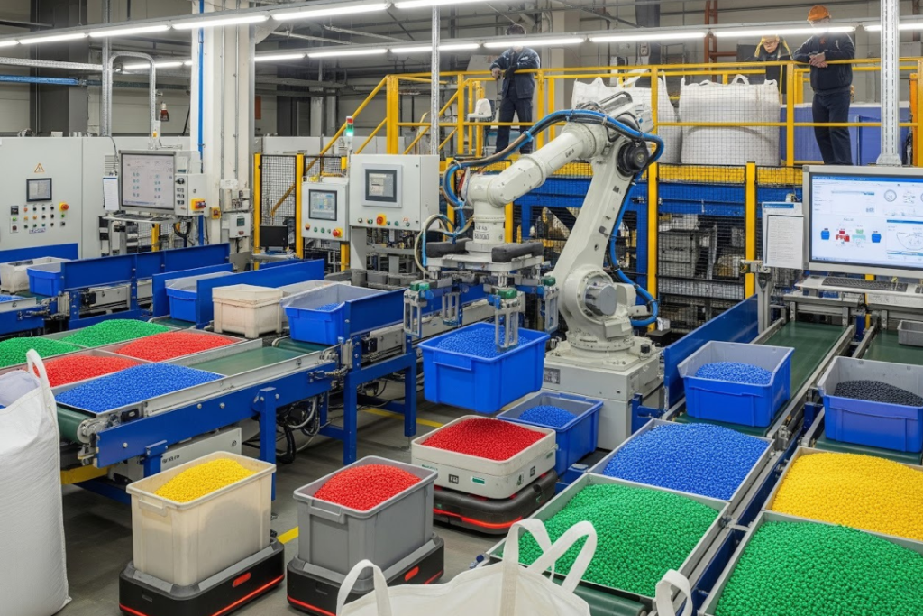 Como promover a automação na gestão de resinas plásticas na indústria?