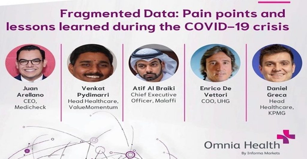 Gestão de dados na pandemia no Omnia Health