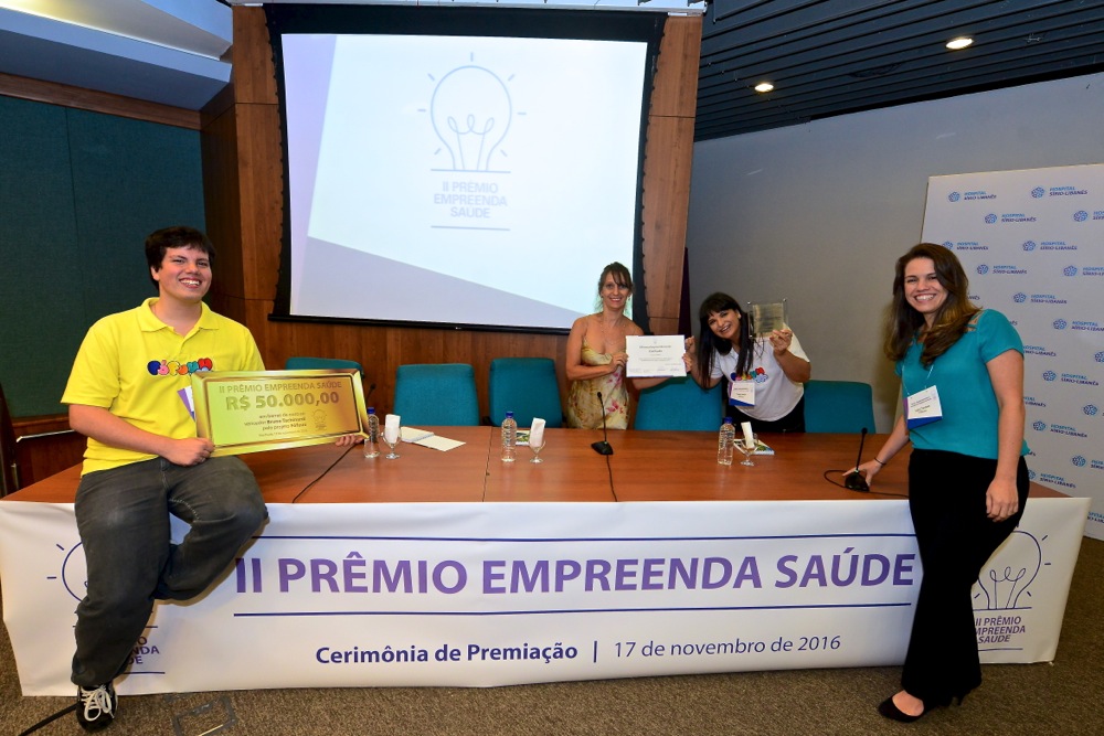Startup Fófuuu é vencedora do Prêmio Empreenda Saúde 2016