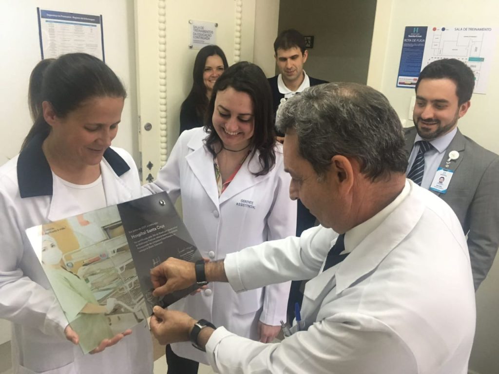 Centro cirúrgico e central de materiais do Hospital Santa Cruz recebem certificação da 3M