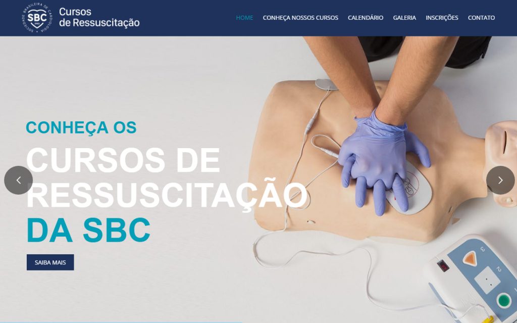 Novo site dos cursos de Emergências Cardiovasculares da SBC já está no ar