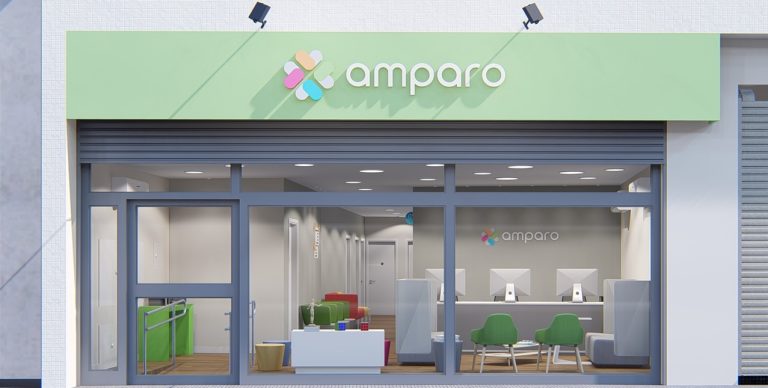 FACHADA AMPARO SAUDE PROJETO CABE ARQUITETOS