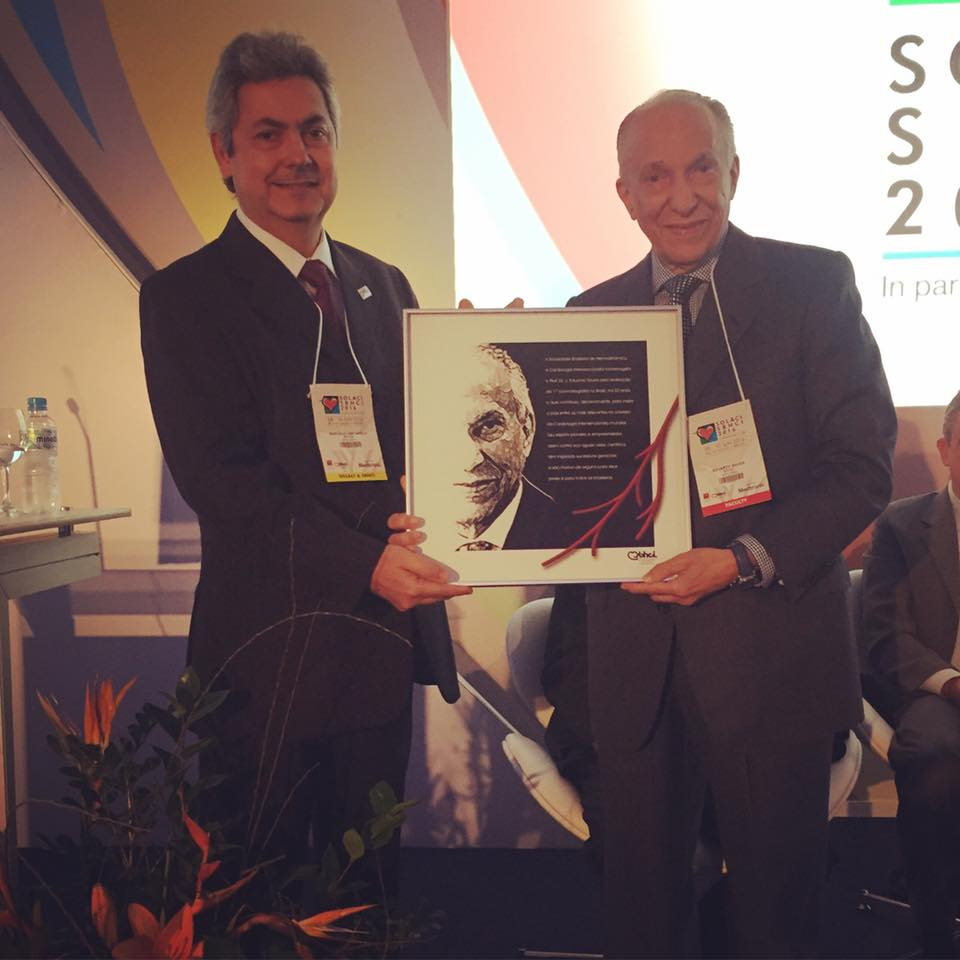 SBHCI homenageia o Dr. J. Eduardo Souza no SOLACI 2016