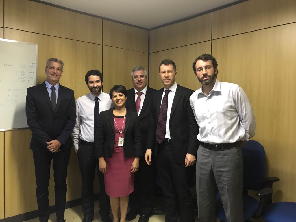 Representantes do Ministério da Transparência e Controladoria-Geral da União (CGU) recebem IES, em Brasília