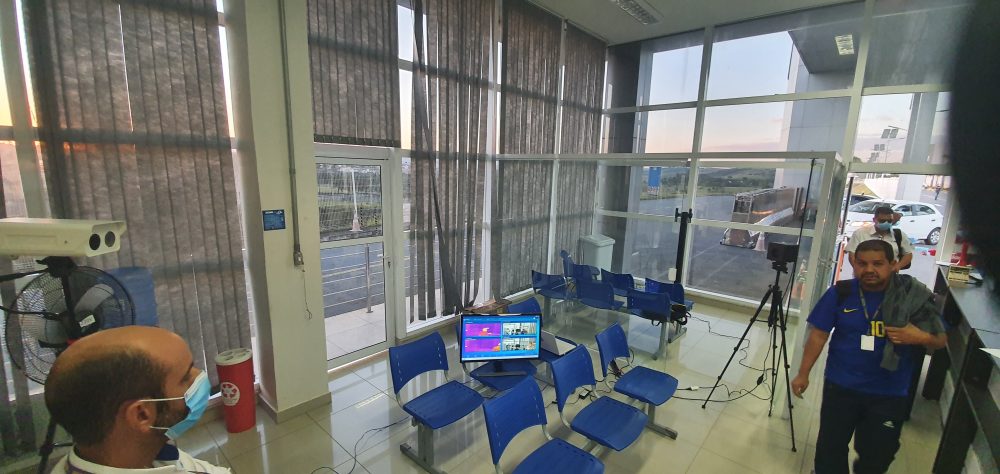 XCMG instala em sua fábrica solução que realiza triagem rápida de temperatura corporal