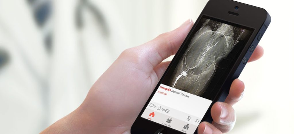 Figure 1, um Solução mHealth em Forma de Aplicativo Médico